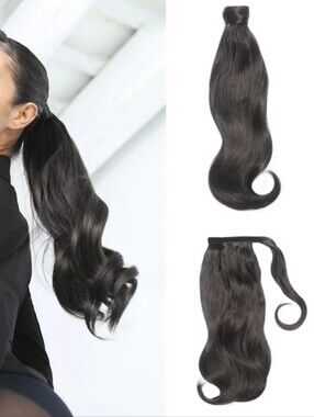 INSERT NAME HERE INH VIVIAN DARK BROWN SLEEK 20" LONG PONYTAIL NEW